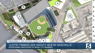 Justin Timberlake 'thrilled' to join effort to bring MLB to Nashville