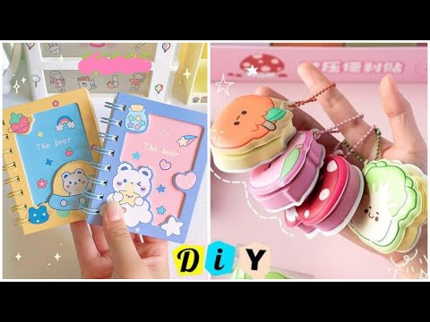 Cute stationery / How to make stationery / DIY stationery / Handmade stationery / School supplies