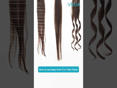 One Styler, Three Looks! Curl, Crimp & Straighten with India’s First Vega Ionic 3 in 1 Hair Styler