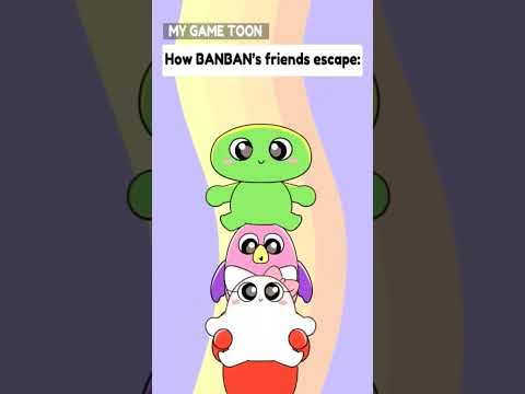 How BANBAN's friends escape (Animation Meme) #gartenofbanban #shorts