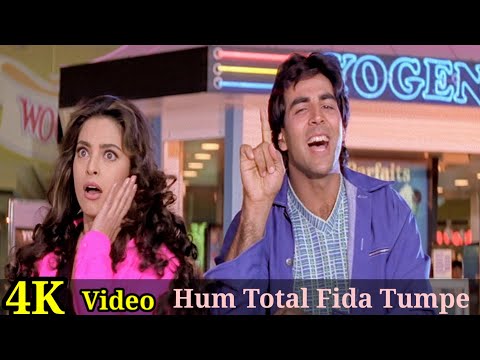 Hum Total Fida Tumpe 4K Video Song |Mr. & Mrs. Khiladi| Akshay Kumar, Juhi Chawla, Anu Malik HD