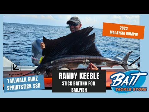 Randy Keeble Stick Baiting for Sailfish! Rompin malaysia 2023