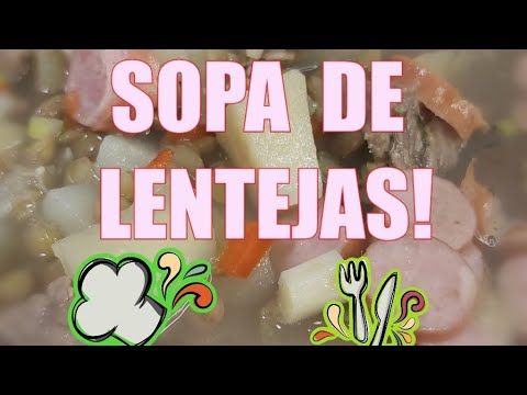 ✅ SOPA  DE LENTEJAS!  RECETA COLOMBIANA  BARATA  CON CARNE(receta fácil)#sopa