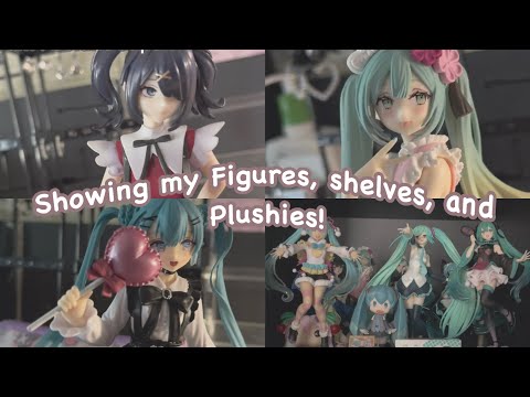 Showing my Figures, Shelves, and Plushies