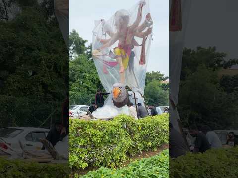 Sri Trimurti Arts Kalakar Ganesh Idols 2024 | Biggest Ganesh Idol transporting 2024