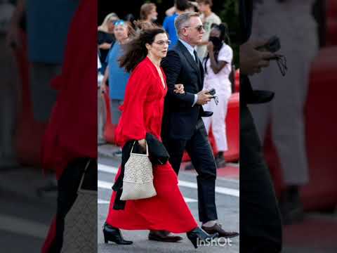 Daniel Craig with Wife Rachel Weisz #lovely #couple #captions  #short♥️