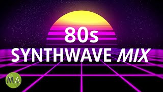 Upbeat Study Focus 80s Style Synthwave Mix with Beta Isochronic Tones