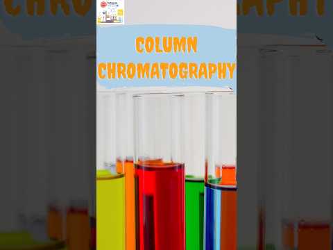 Column Chromatography|Mastering Column Chromatography for Pure Compound Separation #shorts