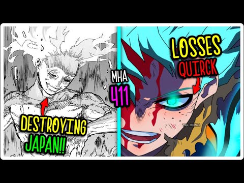 Shigaraki DESTROYING Japan😱 Deku Can't 🚨Stop Him | MHA Chapter 411 | Zone4weebs