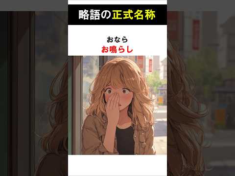 略語の正式名称