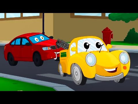 Tow Truck Song, Ralph and Rocky Cartoon Video for Kids