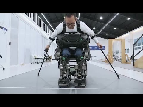 The 'iron man' exoskeleton helping paralyzed patients walk | REUTERS