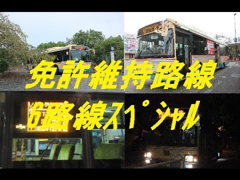 【免許維持路線】阪急バス西宮市内線1，3，6，7＋おまけ1 武庫川線36系統 おまけ2 豊中西宮線97系統 西宮北口〜豊中