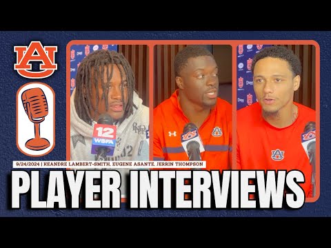 KeAndre Lambert-Smith and More Speak on Oklahoma Week | Auburn Player Q&A 9/24/24