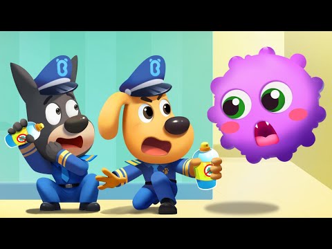 Kids Story about Viruses | Good Habits | Stay Healthy | Kids Cartoons | Sheriff Labrador