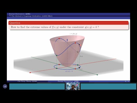 多變量函數的微積分(Calculus of Several Variables)_拉格朗日乘數法(The Method of Lagrange Multipliers)(精華版)