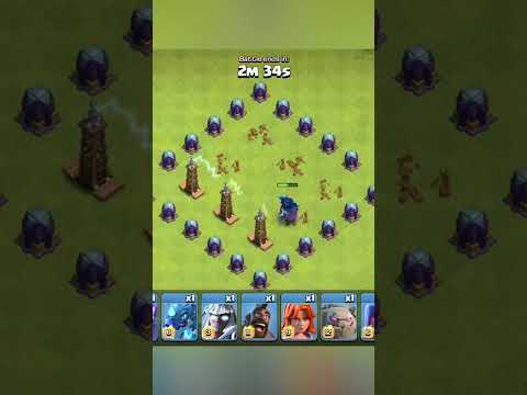 Max pekka vs hidden tesla lvl 1 #clashofclans  #gaming #youtubeshorts #shorts  #shortvideo #shorts