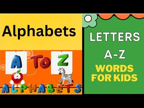 kids island| learn A to Z alphabet words|#alphabetlearning|#phonicsforkids|#kindergarten |#phonics