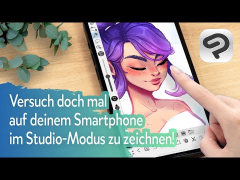 Zeichne digitale Illustrationen auf deinem Smartphone! | CLIP STUDIO PAINT Studio-Modus