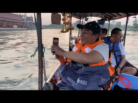 สวยงามอร่ามแท้ นั่งเรือชมทิวทัศน์รอบเกาะเมืองอยุธยา