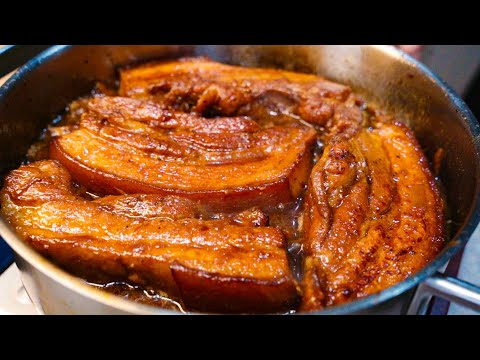 How to make the Best ASIAN Pork Belly at Home [Cooking Braised Samgyeopsal]