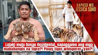 Lalaki mula Davao Occidental, napapaamo ang mga mababangis na tigre?! | Kapuso Mo, Jessica Soho