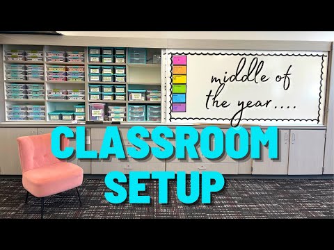 SETTING UP MY BRAND NEW CLASSROOM!