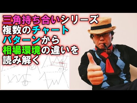 【三角持ち合い】複数のチャートパターンから相場環境の違いを読み解く