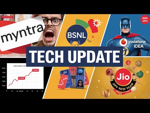 Sunday Tech Update - BSNL Subscriber Loss, Vi, Jio, Myntra Fraud!