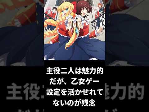 勝手に簡易アニメ評価【私の推しは悪役令嬢。】