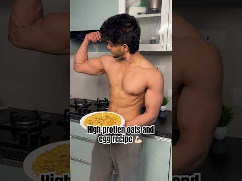 High protien oats and egg recipe #shorts#fitness#gym