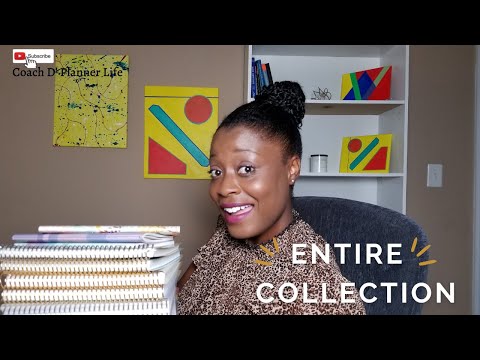 Entire Erin Condren Planner and Notebook Collection| Quick Review| Is this too many planners?