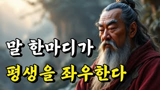 1시간 쉽게 듣는 인생 철학 | 말 한마디가 평생을 좌우한다 | 공자, 논어, 장원시, 주렴계, 공자가어, 왕량, 설원, 유비, 장자, 사마온공, 소강절, 채근담 | 오디오북