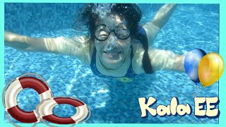 游泳 | 泳池水池玩水 | Learning from swimming & water play with Kala EE | 親子運動 | 廣東話教學 | 兒童中文學習