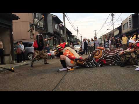 北長徳寺獅子舞2015獅子殺し