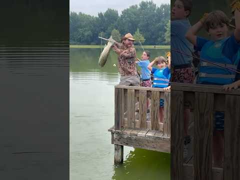 Carp fishing with bread in Mississippi at Barton Outfitters Fishing Camp 2024