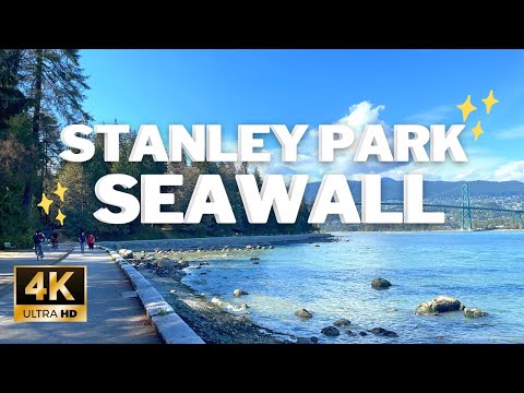 Walk Around ICONIC Stanley Park Seawall | Vancouver Canada