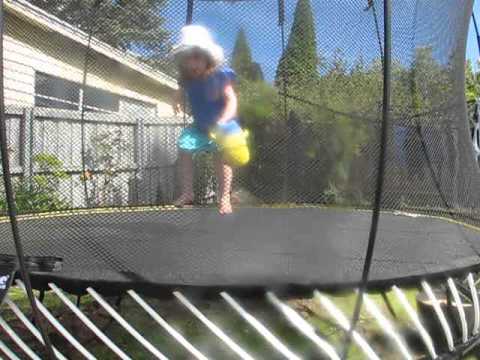 Penny on Springfree Trampoline 5