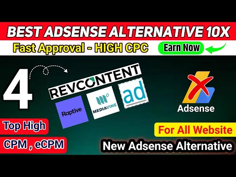 Best Adsense Alternative High CPC CPM Ad Network for Website | Top High Paying Ad Network 2024