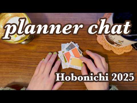 Hobonichi 2025: talking myself out of buying everything | cozy night time planner chat