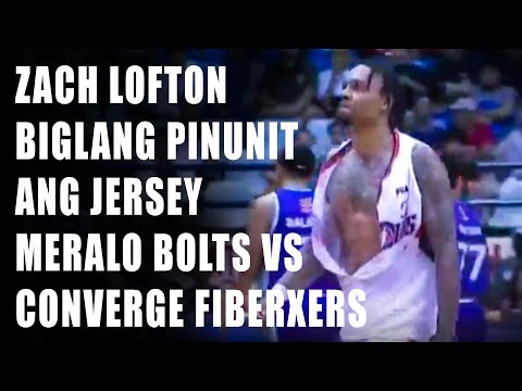 ZACH LOFTON BIGLANG PINUNIT ANG JERSEY | MERALO BOLTS VS CONVERGE FIBERXERS