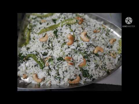 try this healthy,very simple and quick spinachrice as prasadam,you'll do it again||TheIndiancooktop