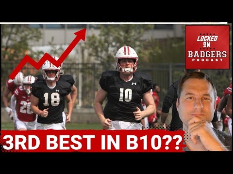 Could Tyler Van Dyke be the third best QB in the Big Ten? Wisconsin Badgers football !