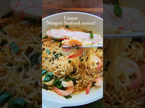 Neoguri seafood ramen? #ramen #seafood #spicyramennoodles #seafoodramen #noodles #asmrf #asmrsounds