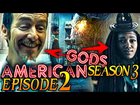 American Gods Season 3 Episode 2 Breakdown + Easter Eggs Explained! (Re-Upload) "Serious Moonlight"