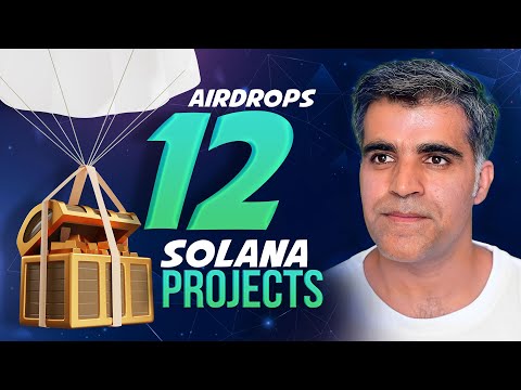 Top 12 Solana (airdrops) uncoming Projects 2024 - Airdrops Farming Guide | Crypto1O1