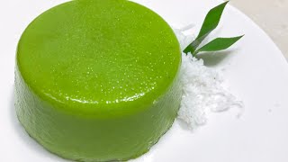 Easiest & Best Pandan Steamed Cup Cake Recipe | Pandan Kuih Kosui Enak & Kenyal Cara Mudah Buat