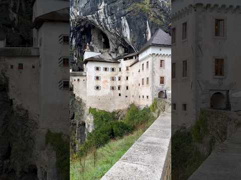 Slovenia's Hidden Gem: A Cave Castle Built into a Cliff #travel #slovenia #europe #castle #nature