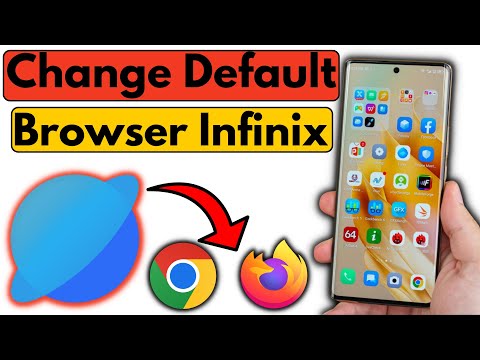 How to Change Default Browser in Infinix Mobiles | Make Google Chrome Default Browser Infinix Phone