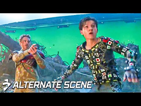 Peter Parker and Tony Stark reuniting | AVENGERS: ENDGAME Alternate scene | Robert Downey Jr.